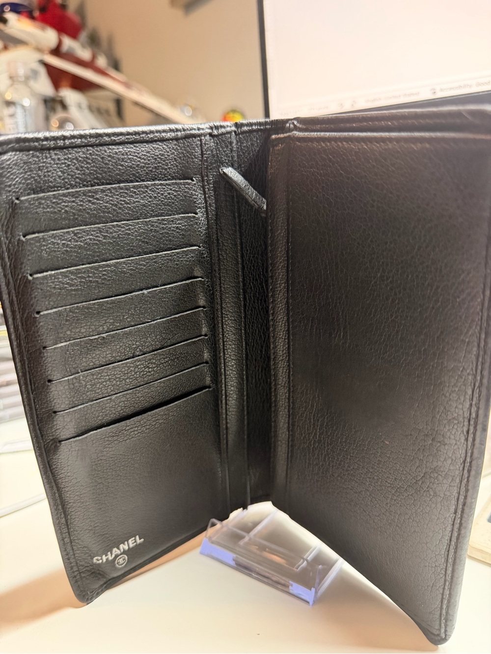 🎂 Vintage Chanel Camellia BiFold Wallet - Picture 2 of 9